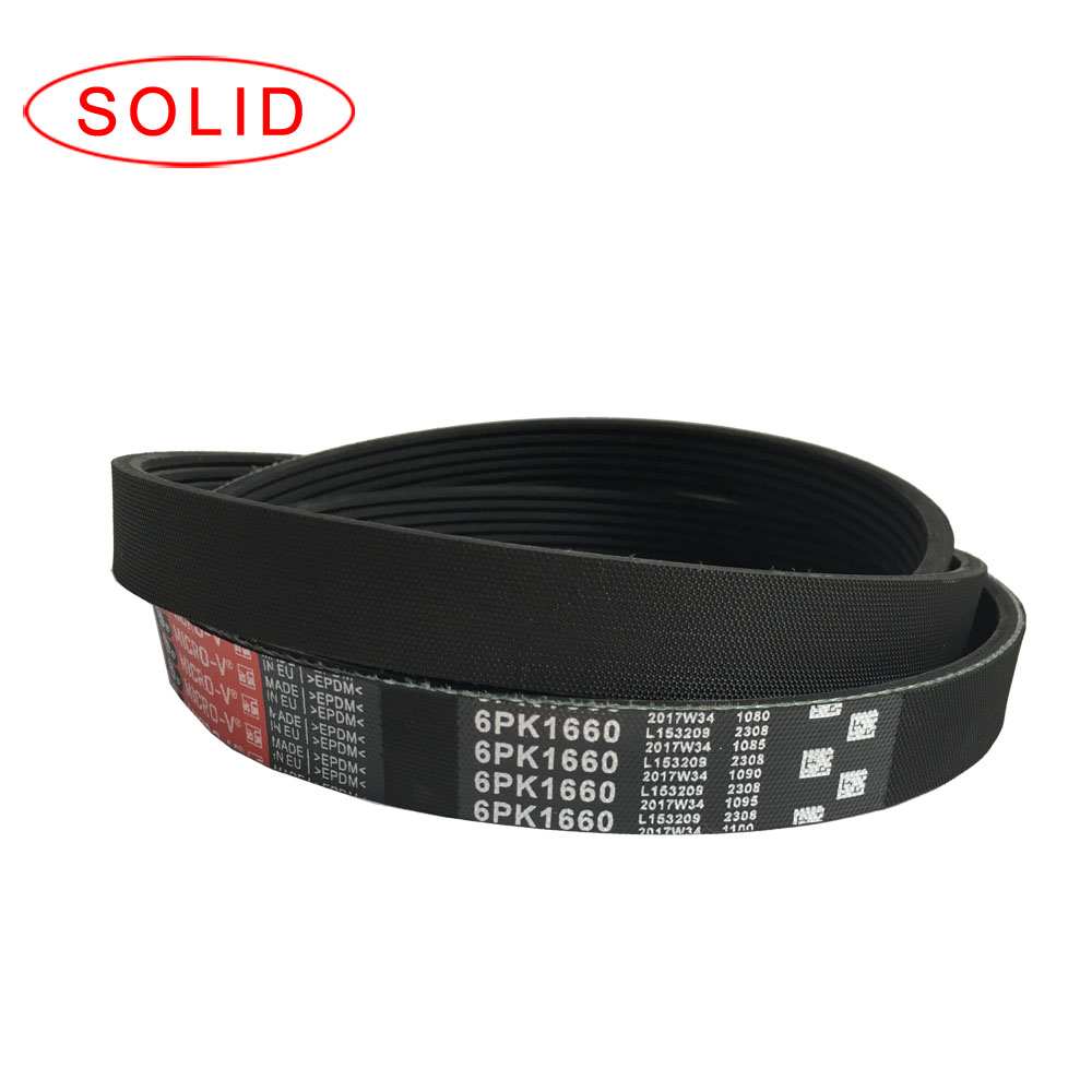 Automotive belt, PK belt OEM 3682687,04892 173AA Belt type 6PK1660